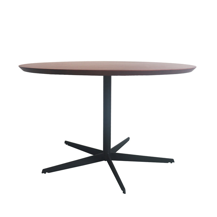 Rundt spisebord med skrå kant - Valnød - Ø125cm