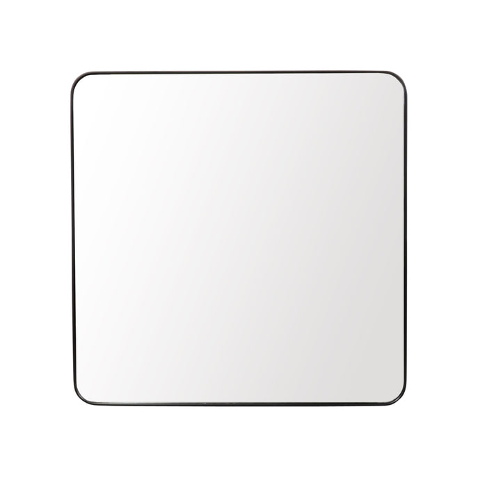 Vierkante Zwarte Spiegel 80X80cm