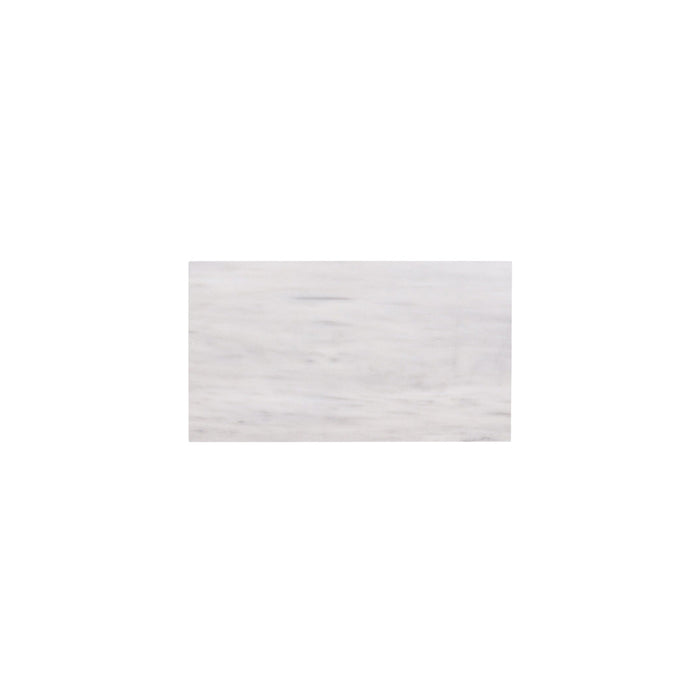 Plan vasque en marbre Marcel - Blanc - 80cm