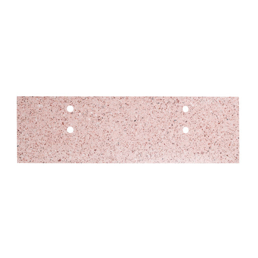 Marcel Wastafelplaat Pink Terrazzo van 150cm Met Gaten