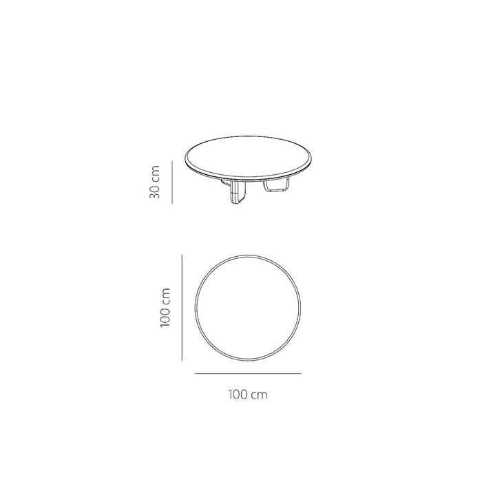 Microskin salontafel - Ido - 100 cm