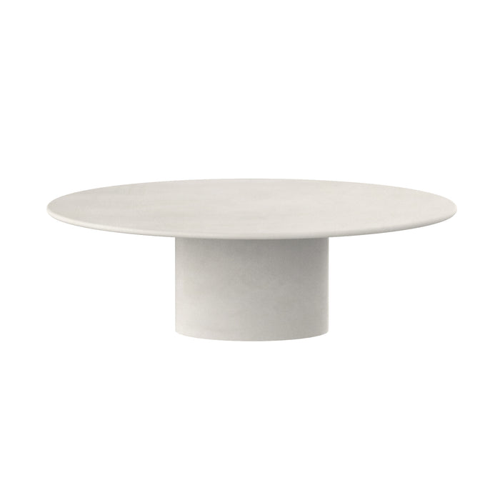 Hector organic mortex look dining table - Oval - Microskin